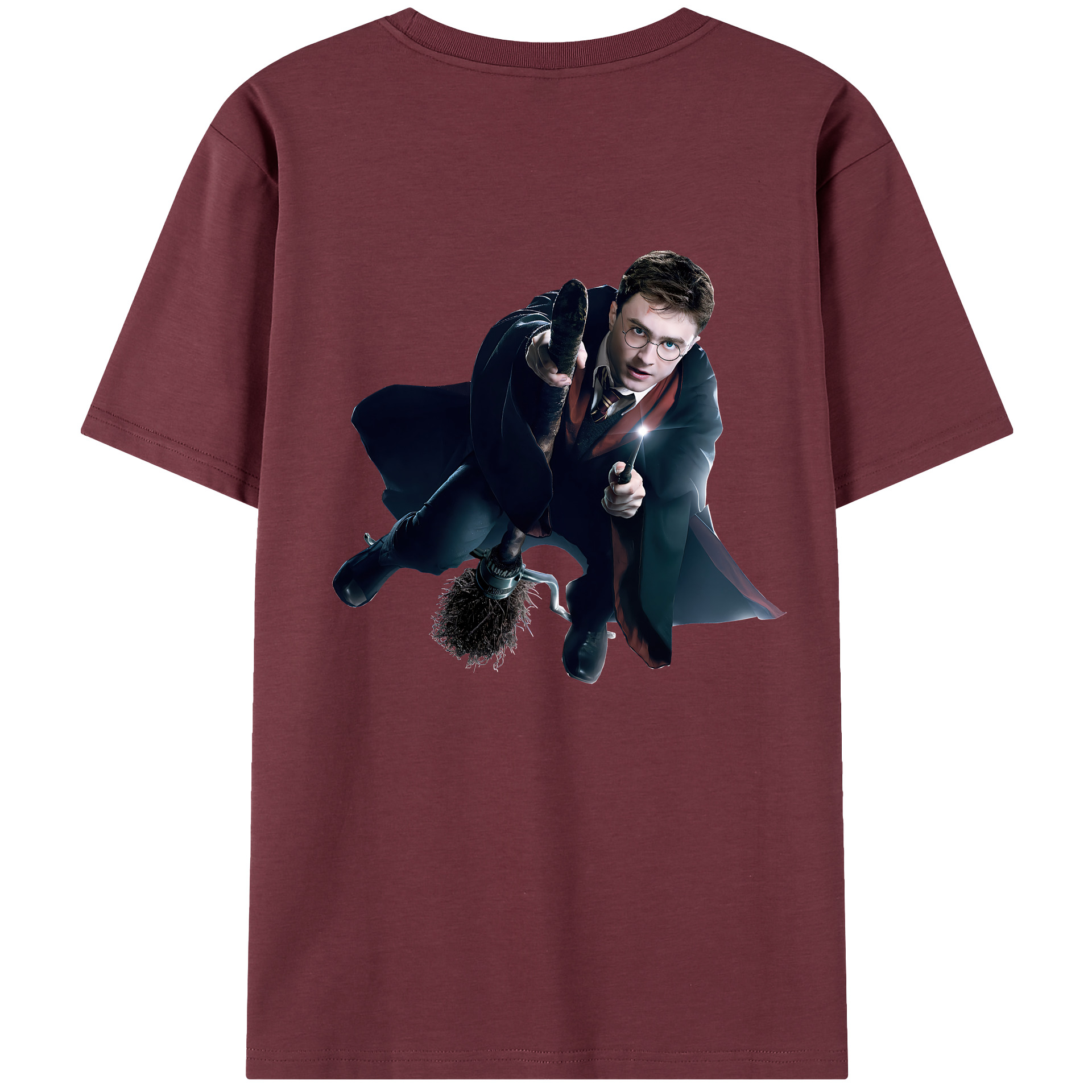 （画像用） Harry Potter ハリー・ポッターシリーズ 綿100％半袖Tシャツ（背面プリント）